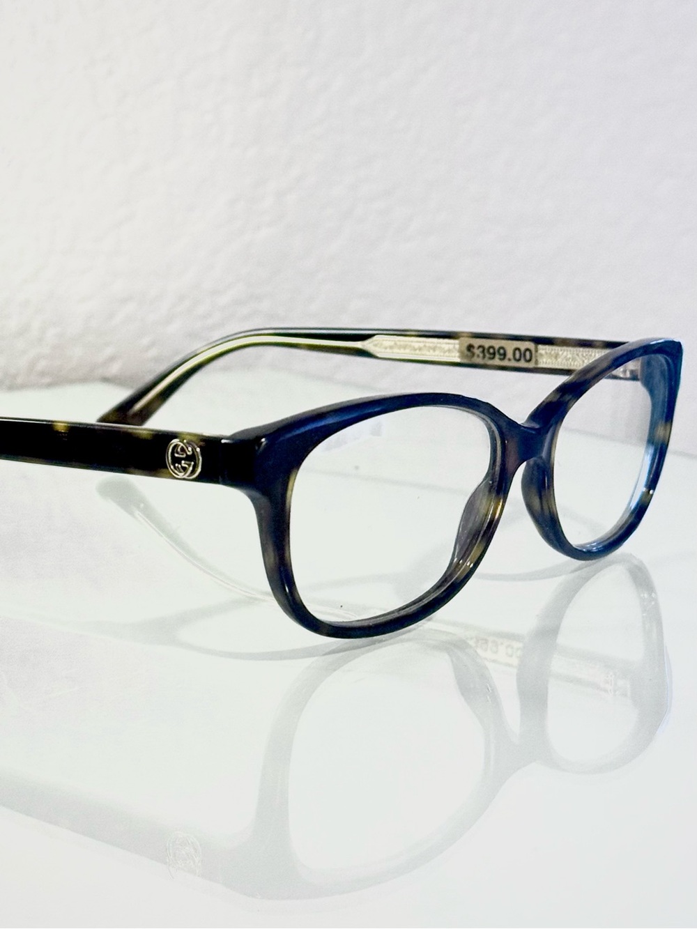 Gucci Women's Eyeglasses GG0309O 002 Havana 54mm Tortoise Shell - NWOTFrame Only